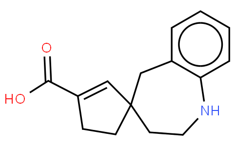 1,2,3,5-四氫螺[4H-1-苯并氮雜卓-4,1’’-[2]環(huán)戊烯]-3’’-甲酸