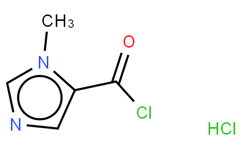 3-methylimidazole-4-carbonyl chloride,hydrochloride