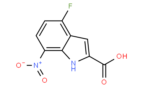 4-Fluoro-7-nitro 1H-indole-2-carboxylic acid
