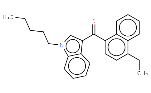 1-戊基-3-(4-乙基-1-萘甲?；?吲哚