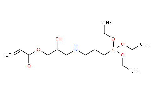 [2-hydroxy-3-(3-triethoxysilylpropylamino)propyl] prop-2-enoate