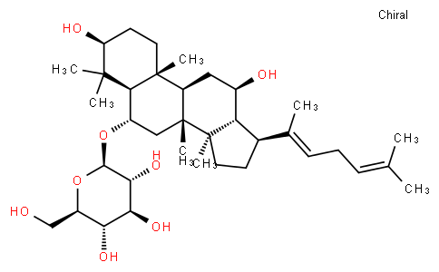 (3β,6α,12β,20E)-3,12-Dihydroxydammara-20(22),24-dien-6-yl β-D-glu copyranoside