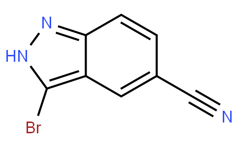 3-bromo-2H-indazole-5-carbonitrile