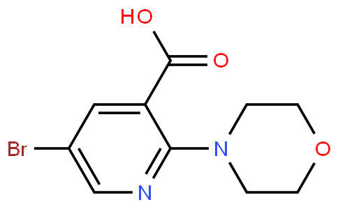 5-bromo-2-morpholin-4-ylpyridine-3-carboxylic acid