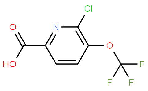6-chloro-5-trifluoromethoxy-pyridine-2-carboxylic acid