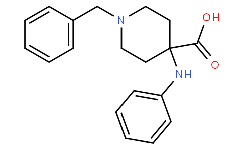 1-Benzyl-4-(phenylamino)piperidine-4-carboxylic acid