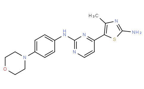 4-methyl-5-[2-(4-morpholin-4-ylanilino)pyrimidin-4-yl]-1,3-thiazol-2-amine