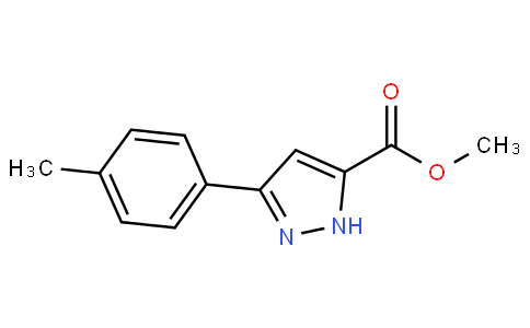 methyl 3-(4-methylphenyl)-1H-pyrazole-5-carboxylate