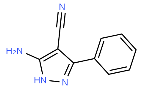 5-amino-3-phenyl-4-cyano -1H pyrazole