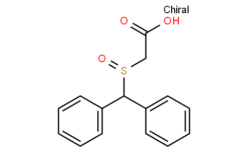 2-[(R)-benzhydrylsulfinyl]acetic acid