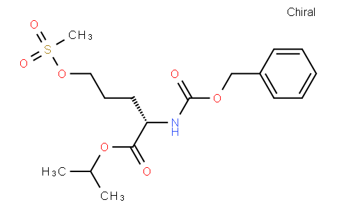 propan-2-yl (2S)-5-methylsulfonyloxy-2-(phenylmethoxycarbonylamino)pentanoate