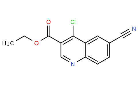 4-chloro-6-cyanoquinoline-3-carboxylic acid ethyl ester