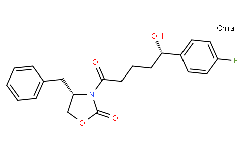 (4S)-4-benzyl-3-[(5S)-5-(4-fluorophenyl)-5-hydroxypentanoyl]-1,3-oxazolidin-2-one