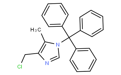 4-(氯甲基)-5-甲基-1-(三苯基甲基)-1H-咪唑