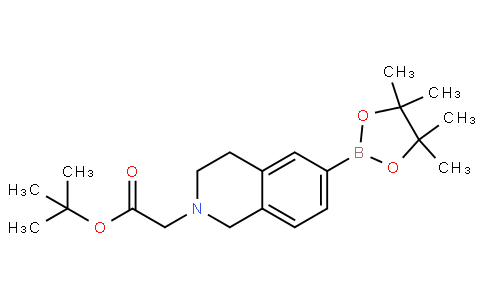 N-(叔丁氧羰基甲基)-3,4-二氫異喹啉-6-硼酸頻哪醇酯