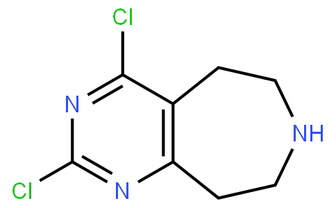 2,4-二氯-6,7,8,9-四氫-5H-嘧啶并[5,4-d]氮雜卓鹽酸鹽