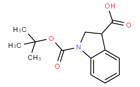 1-Boc-2,3-二氫吲哚-3-羧酸