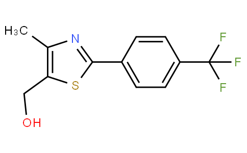[4-甲基-2-(4-(三氟甲基)苯酚)-1,3-噻唑-5-基]甲醇