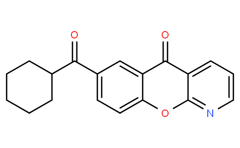7-cyclohexanecarbonyl-chromeno(2,3-b)pyridin-5-one