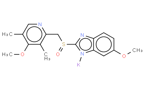 potassium,5-methoxy-2-[(S)-(4-methoxy-3,5-dimethylpyridin-2-yl)methylsulfinyl]benzimidazol-1-ide