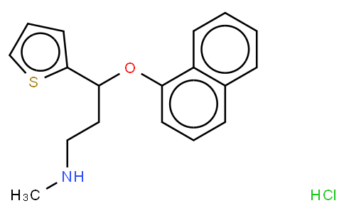 N-methyl-3-naphthalen-1-yloxy-3-thiophen-2-ylpropan-1-amine,hydrochloride
