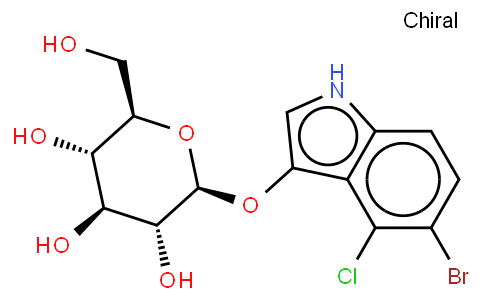 5-Bromo-4-chloro-3-indolyl-β-D-glucuronide cyclohexylammonium salt