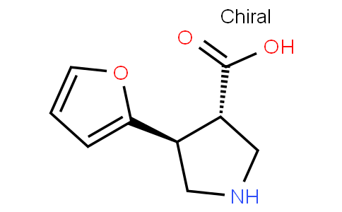 (3S,4S)-4-(Furan-2-yl)pyrrolidine-3-carboxylic acid