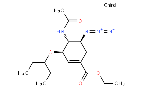 Ethyl(3R,4R,5S)-4-N-AcetaMido-5-azido-3- (1-ethylpropoxy)-1-cyclohexene-1-carboxylate
