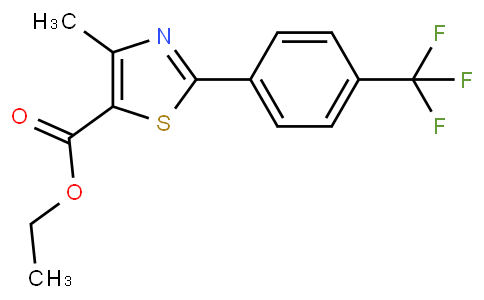 2-[4-(三氟甲基)]苯基-4-甲基-5-噻唑甲酸乙酯