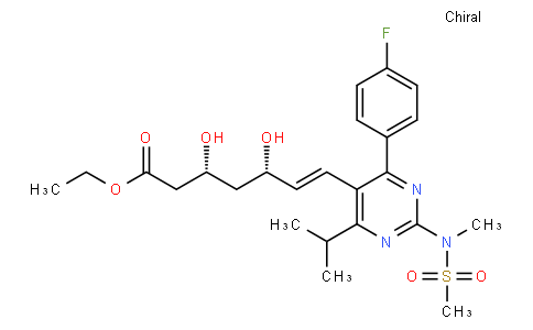 (3R,5S,E)-Ethyl 7-(4-(4-fluorophenyl)-6-isopropyl-2-(N-methylmethylsulfonamido) pyrimidin-5-yl)-3,5-dihydroxyhept-6-enoate