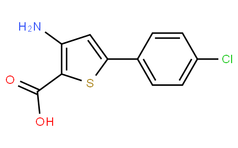 3-氨基-5-(4-氯苯基)-2-噻吩甲酸