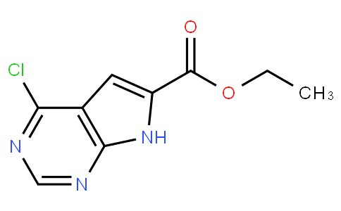 Ethyl 4-chloro-7H-pyrrolo[2,3-d]pyrimidine-6-carboxylate
