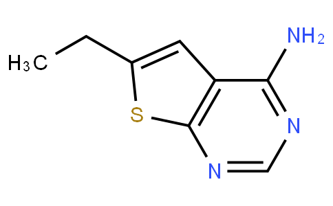 6-乙基噻吩并[2,3-d]嘧啶-4-胺