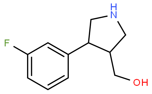[4-(3-fluorophenyl)pyrrolidin-3-yl]methanol