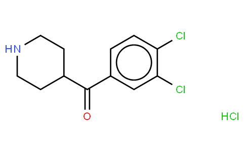 (3,4-二氯苯基)-哌啶-4-甲酮鹽酸鹽