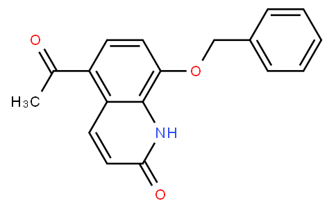 5-acetyl-8-phenylmethoxy-1H-quinolin-2-one