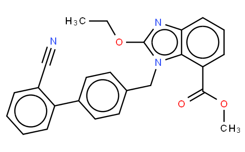 1-[(2\'-氰基聯(lián)苯-4-基)甲基]-2-乙氧基-1H-苯并咪唑-7-甲酸甲酯