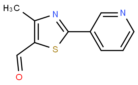 4-甲基-2-吡啶-3-基-1,3-噻唑-5-甲醛