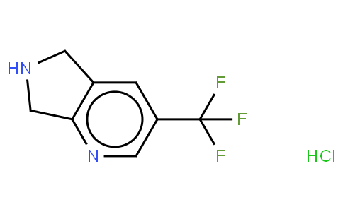 3-(trifluoromethyl)-6,7-dihydro-5H-pyrrolo[3,4-b]pyridine,hydrochloride