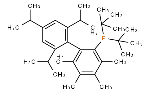 2-二叔丁基膦-3,4,5,6-四甲基-2′,4′,6′-三異丙基-1,1′-聯(lián)苯