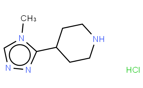 4-(4-甲基-4H-1,2,4-三唑-3-基)哌啶鹽酸鹽