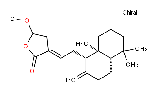 (3E)-5-Methoxy-3-{2-[(1S,4aS,8aS)-5,5,8a-trimethyl-2-methylenedec ahydro-1-naphthalenyl]ethylidene}dihydro-2(3H)-furanone