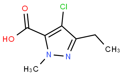 4-氯-3-乙基-1-甲基吡唑-5-甲酸