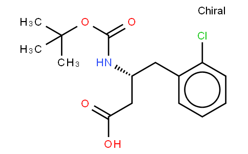 (R)-N-叔丁氧羰基-3-氨基-4-(2-氯苯基)丁酸