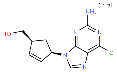 ((1S,4R)-4-(2-amino-6-chloro-9H-purin-9-yl)cyclopent-2-enyl)methanol