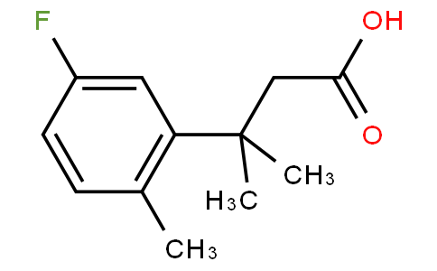 3-(5-氟-2-甲基苯基)-3-甲基丁酸
