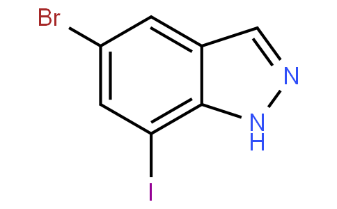 5-溴-7-碘-1H-吲唑