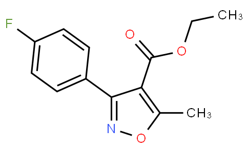 3-(4-氟苯基)-5-甲基異惡唑-4-羧酸乙酯