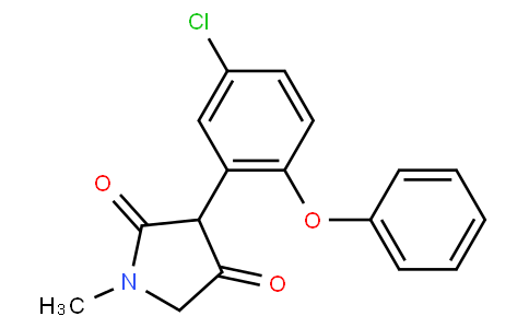 3-(5-氯-2-苯氧基苯基)-1-甲基-2,4-吡咯烷二酮