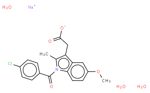 sodium,2-[1-(4-chlorobenzoyl)-5-methoxy-2-methylindol-3-yl]acetate,trihydrate